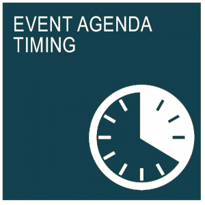 Event agenda timing Support By A2Bhq