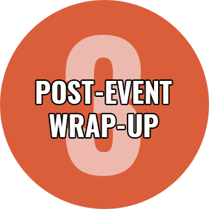 Post event wrap-up Support by A2Bhq